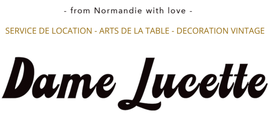 Logo Dame Lucette – location vaisselle et décoration vintage